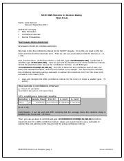 MATH399N Week6iLab Docx MATH 399N Statistics For Decision Making Week