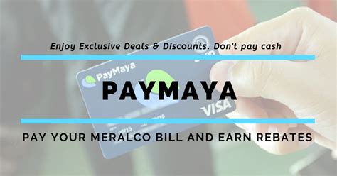 Meralco Bills Payment Thru Paymaya