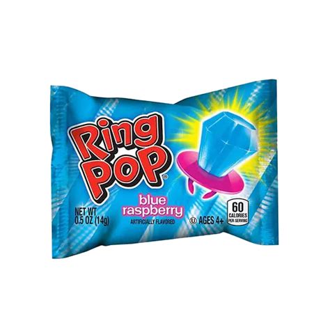 Ring Pop Blue Raspberry Us Ring Pop Blue Raspberry Lollipop Candy