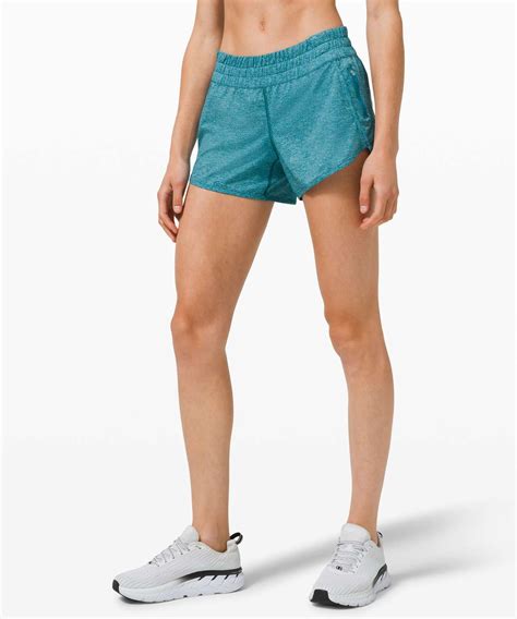 Lululemon Tracker Short V Heather Lux Multi Hawaiian Blue Lulu