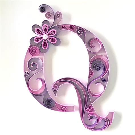 Excited To Share This Item From My Etsy Shop Quilled Monogram Paper