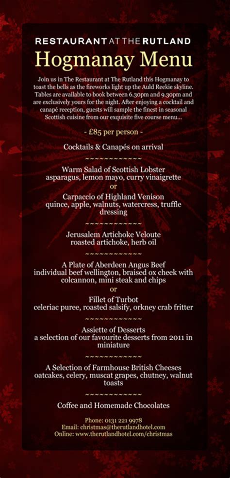 Hogmanay At Kyloe Kyloe Gourmet Steak Restaurant