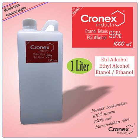 Jual Cronex Alkohol Etanol Teknis Non Food Grade Ethyl Alcohol