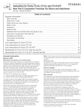 Fillable Online Tax Ny Form Ct S S I Instructions For Forms