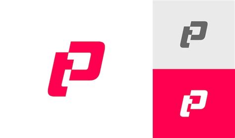 Vetor De Design De Logotipo De Monograma Tp Ou Pt Letra Moderna E