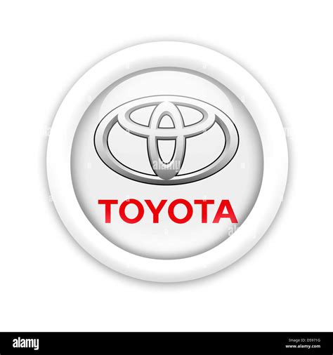 Toyota logo symbol icon flag Stock Photo - Alamy