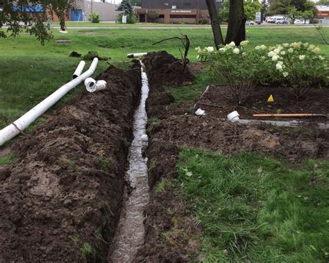 Drainage Bloomfield Hills Mi Higher Ground Landscaping