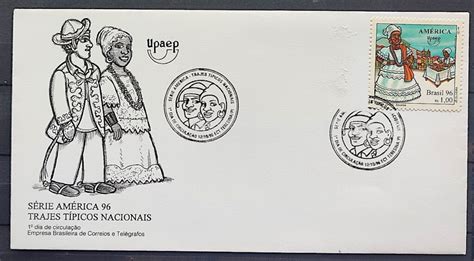 Envelope Fdc Trajes Tipicos Baiana Upaep Cbc Pi