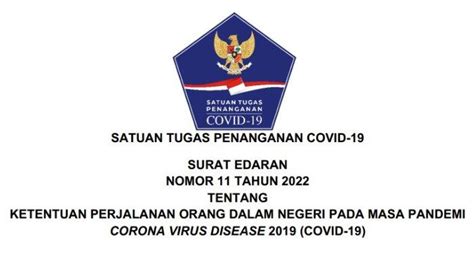 Se Aturan Perjalanan Dalam Negeri Terbaru Tak Perlu Tes Antigen Dan