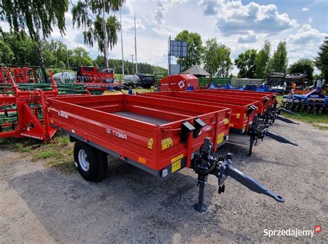 Przyczepa rolnicza jednoosiowa METAL FACH T736A 1 5T 2 5T Kałuszyn