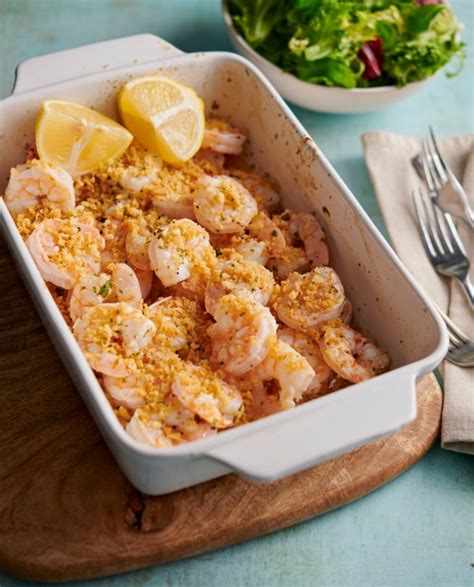 Oven Baked Shrimp Scampi