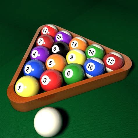 3d Model Billiard Ball Table