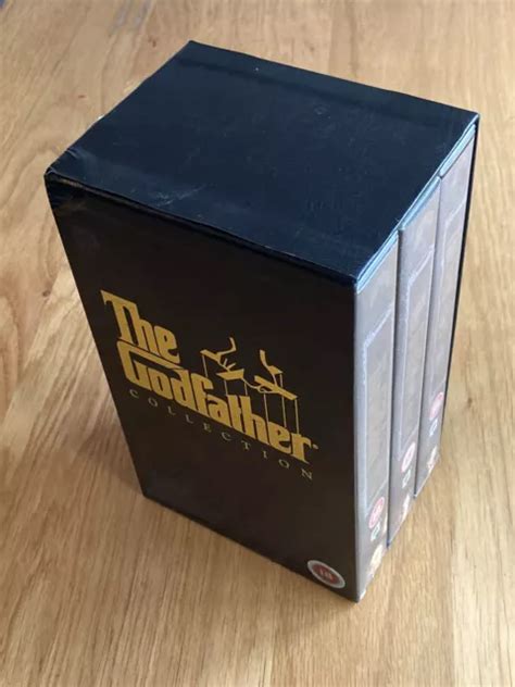 THE GODFATHER COLLECTION Trilogy Box Set VHS Video 2001 Cert 18 26