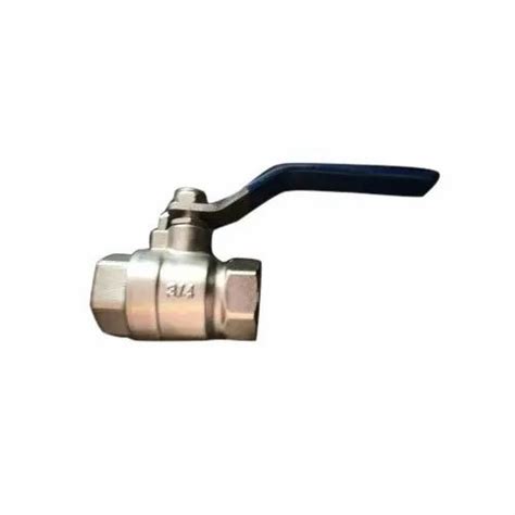 Inch Ss Screwed End Ball Valve For Water At Rs In Ambala Id