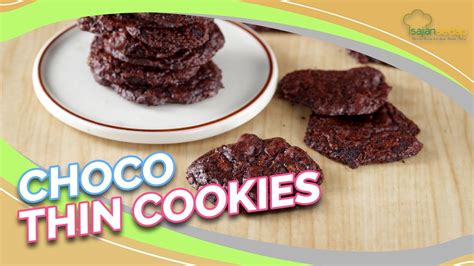 Resep Choco Thin Cookies Asyik Dibuat Bareng Anak Anak Youtube