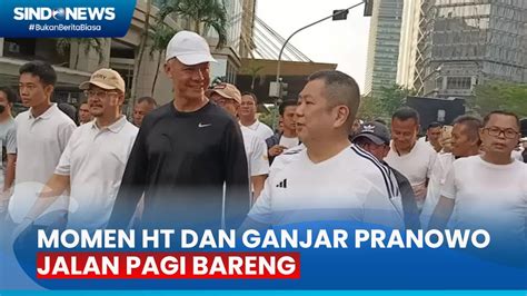 HT Dan Ganjar Pranowo Fun Walk Bersama Masyarakat Di Kawasan CFD