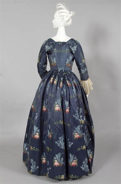 Fripperiesandfobs “ Robe A Langlaise 1760 70 From The Powerhouse