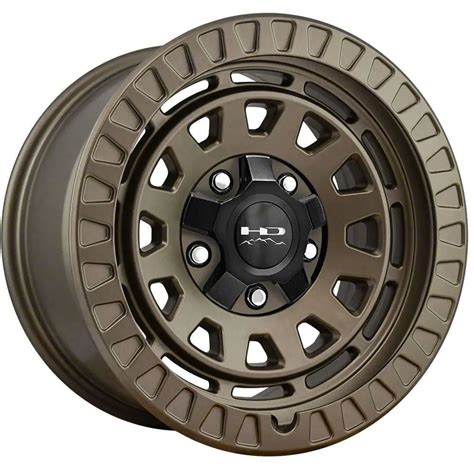 HD Off Road Wheels Jeep Wrangler Venture Satin Bronze Wheel 17x9