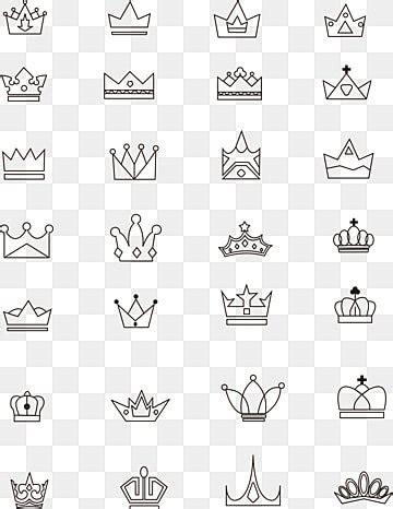 Crown Outline Vector Art PNG Images | Free Download On Pngtree