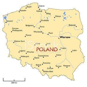 Poland Map Stock Vector | Royalty-Free | FreeImages