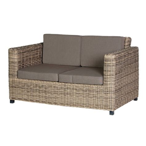 Outdoor Rattan Two Seat Sofa Rattan Outdoor Sofa Crown French Furniture