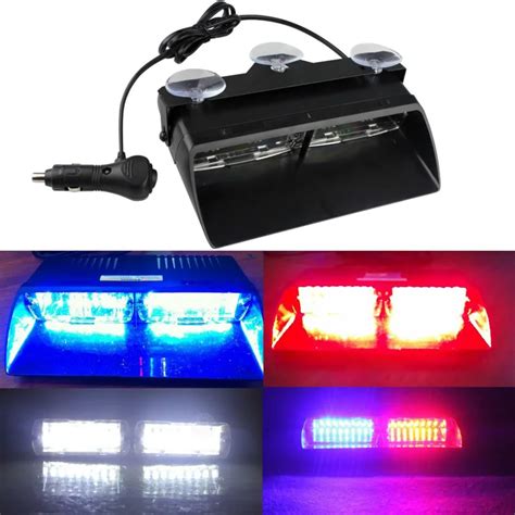 Led Viper Strobe Light V W High Power Car Dash Flashing Light