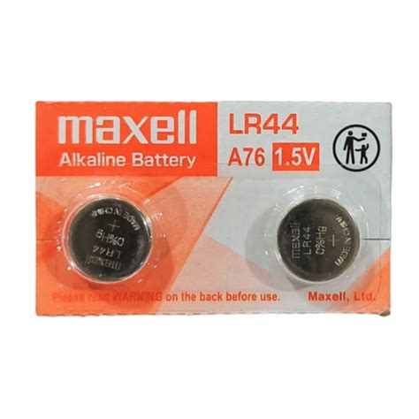 Maxell LR44 Original 1 5V Alkaline Button Cell Battery 2 Pieces