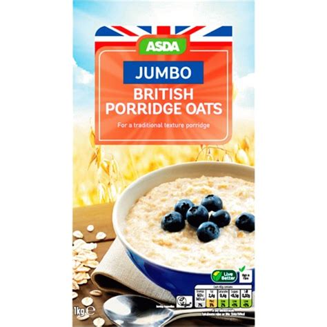 Quaker Jumbo Rolled Oats Porridge 1kg Starting From £275 Trolley