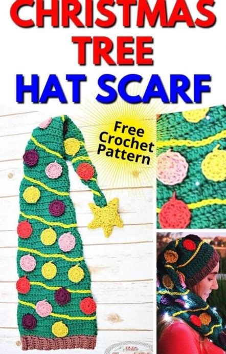 Crochet Christmas Tree Hat Free Pattern FREE CROCHET PATTERN