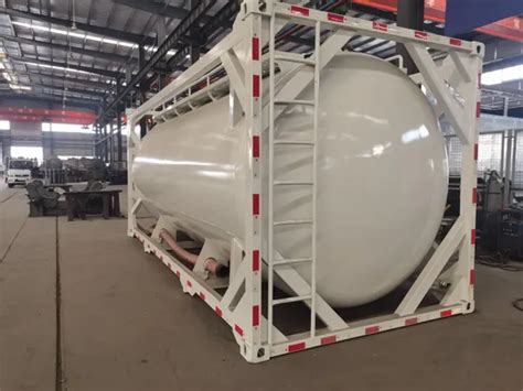 20FT 40FT CCS Bulk Cement Lime Coal Ash Tank Vessel Powder ISO Storage