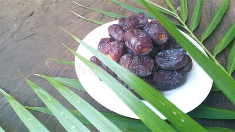 Kurma Es La Fruta Secada De La Palma Snacks T Picos De Ramadhan Que Se