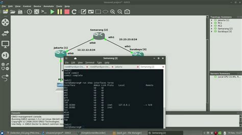 GNS3 LAB 3 Konfigurasi Static Routing Juniper YouTube