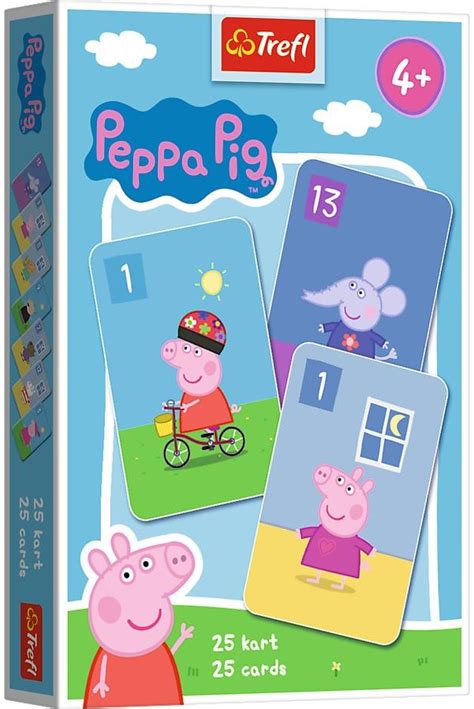 TREFL PEPPA PIG Kortų žaidimas Kiaulytė Pepa Pegasas