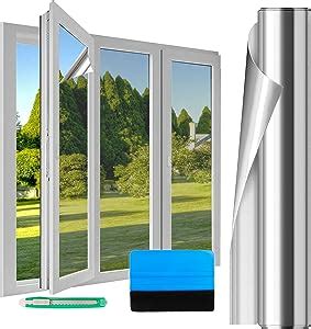 L Mina Protector Solar Ventana Vinilo Para Ventanas Efecto Espejo