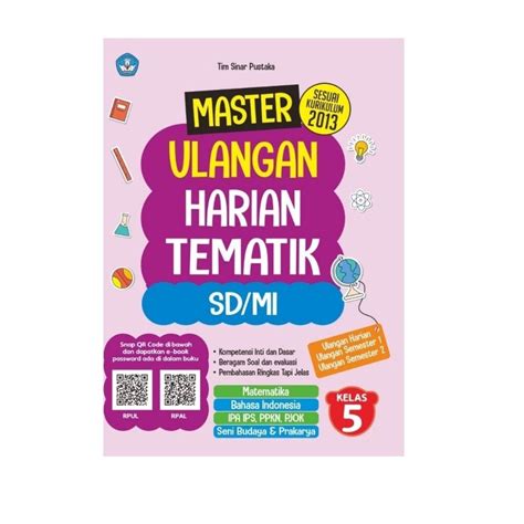 Jual BUKU PENDIDIKAN Master Ulangan Harian Tematik SD MI Buku