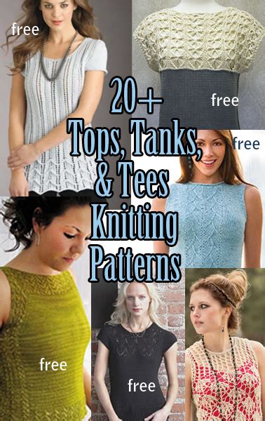 Tops, Tanks, Tees Knitting Patterns | In the Loop Knitting