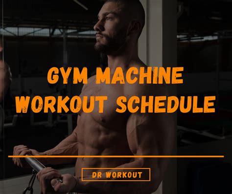 Gym Machine Workout Routine For Beginners With Pdf Dr Workout