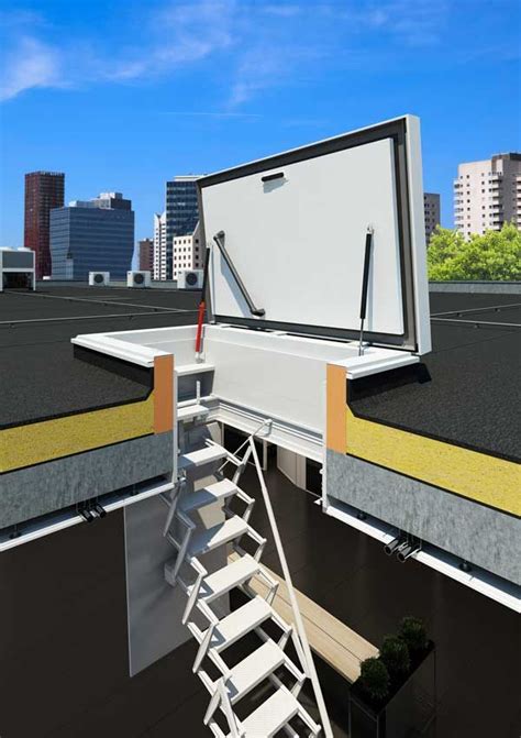 Roof Access Hatch With Retractable Ladder Staka Roof Hatches Artofit