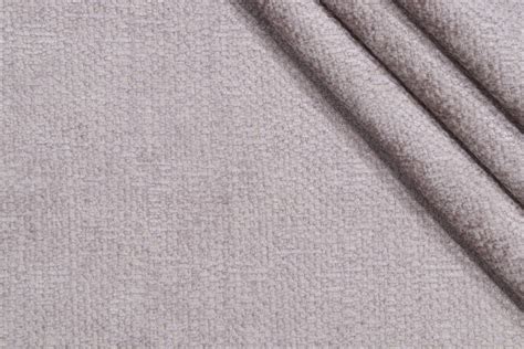 Yards Solid Woven Chenille Upholstery Fabric In Dove