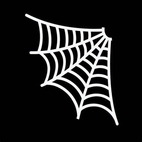 Spider Web Corner Halloween 6 Vinyl Sticker Car Decal 6 White