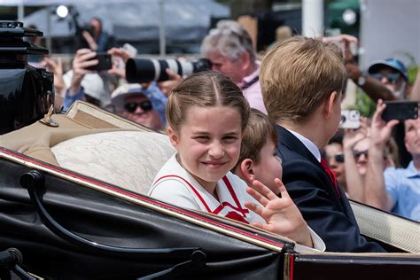 Princess Charlotte Wears A Sailor Dress In Trooping The Color Parade