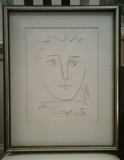 Original Etching By Pablo Picasso Pour Robie Roby W Coa Collectors