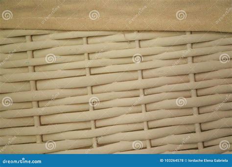 White Wooden Basket Close Up Stock Photo Image Of Closeup Detail