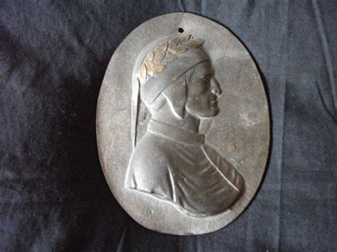 Medaglione In Bronzo Di Antonio Ugo Raffigurante Dante Alighieri