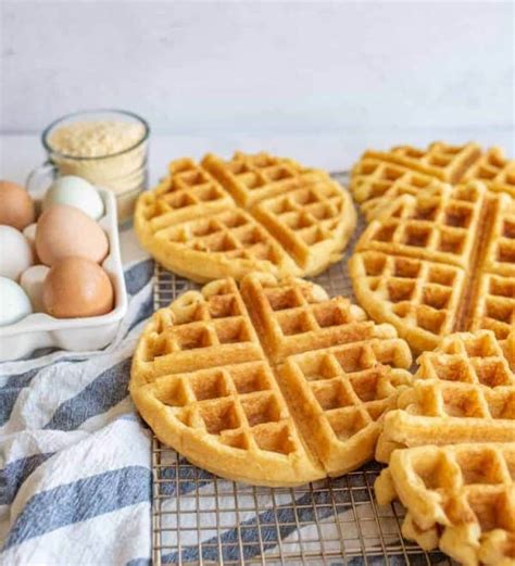 Cornbread Waffles Recipe With Pulled Pork Beans And Slaw