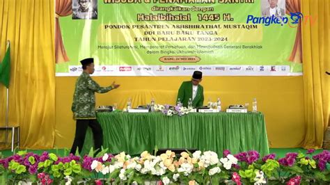 Live Penamatan Halal Bihalal Pondok Pesantren Ddi Asshiratal