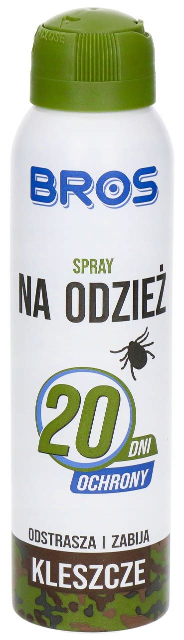 Spray Rodek Oprysk Preparat Na Odzie Ubrania Na Kleszcze Komary Bros