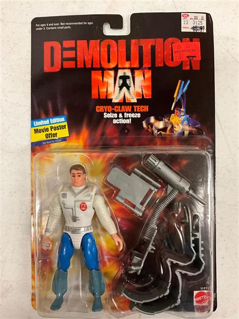 Lot - (6) DEMOLITION MAN Action Figures. 1993, NRFP. Includes: Combat ...