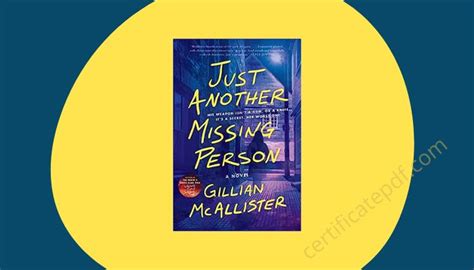 epub   missing person