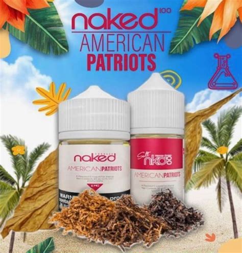Jual Naked American Patriot USA Liquid Tobacco Salt 30ml 50mg Di